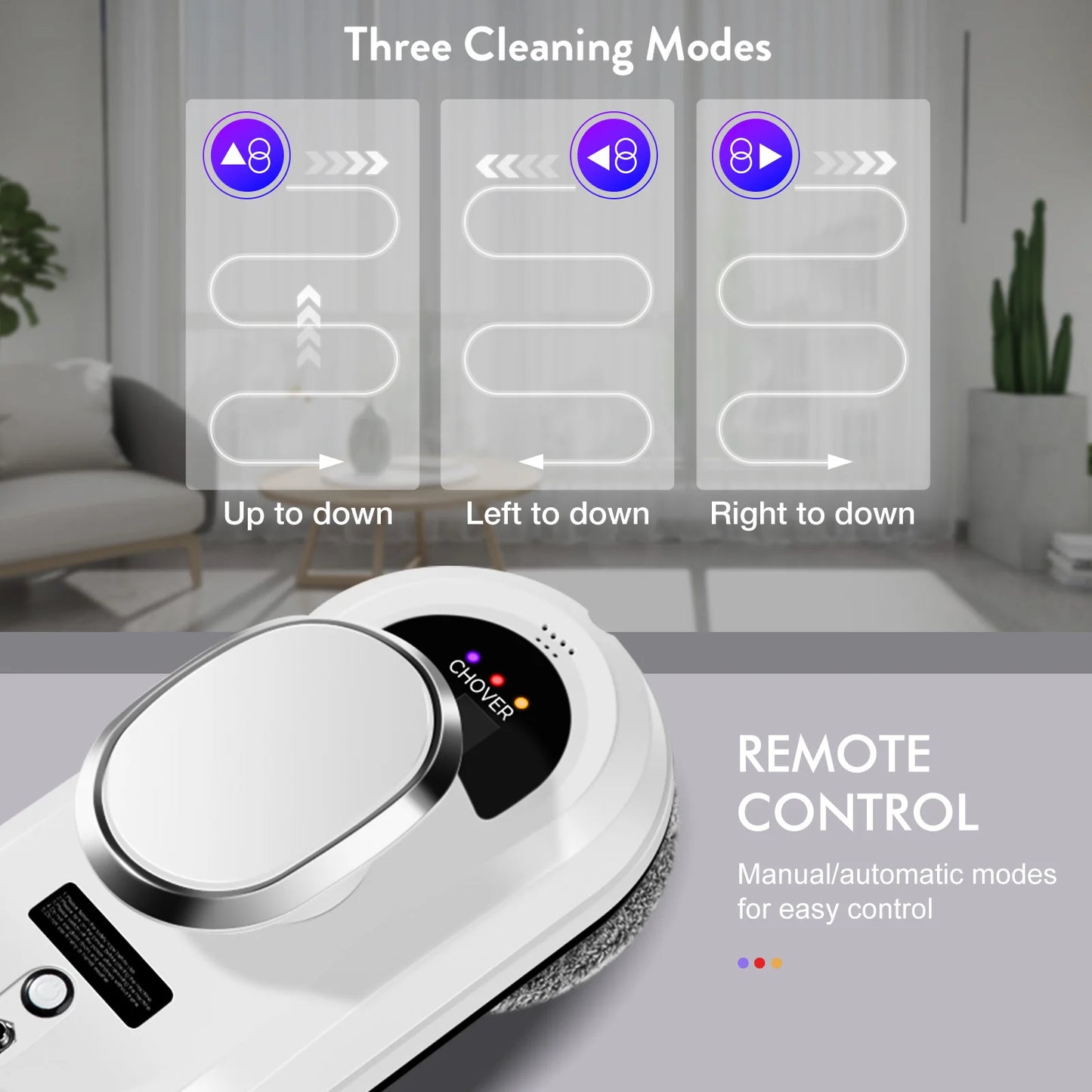 Robot cleaner window